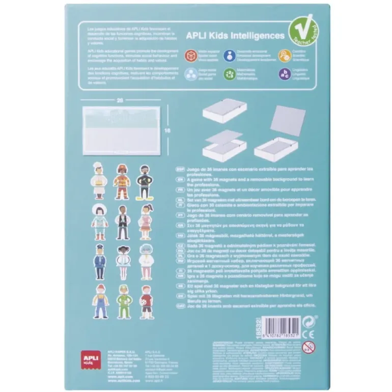 Apli Kids - Układanka Magnetyczna Zawody