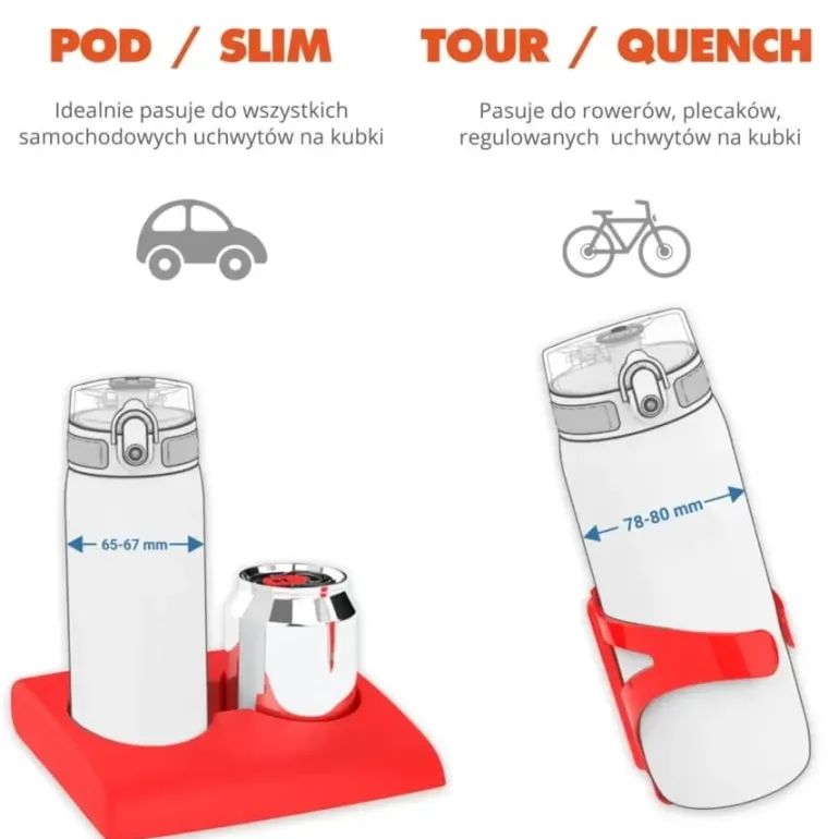 Bidon dla dzieci 350 ml – Red Pandas