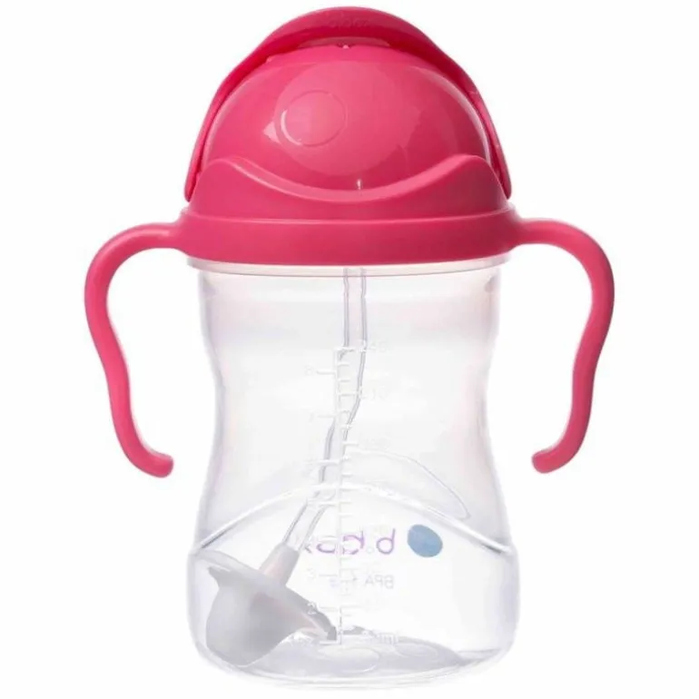 Bidon ze Słomką 240 ml Malinowy