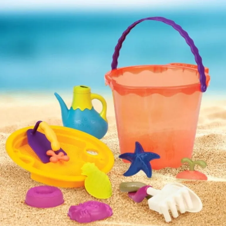 B. Ready Beach Bag – torba z akcesoriami do piasku - pomarańczowa