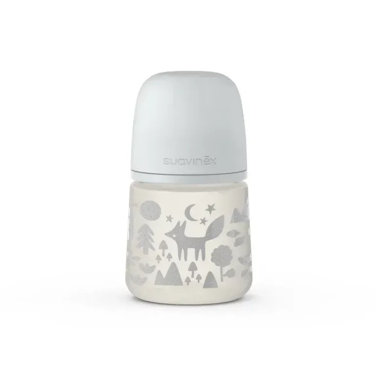 Butelka ze Smoczkiem Fizjologicznym Sx Pro Wolny Przepływ Fox Szary 150ml