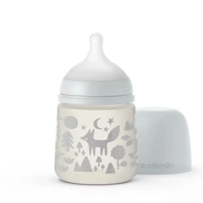 Butelka ze Smoczkiem Fizjologicznym Sx Pro Wolny Przepływ Fox Szary 150ml