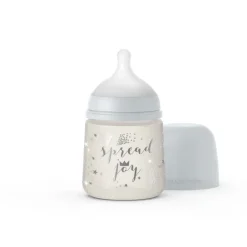 Butelka ze Smoczkiem Fizjologicznym Sx Pro Wolny Przepływ Spread Joy Szara 150 ml