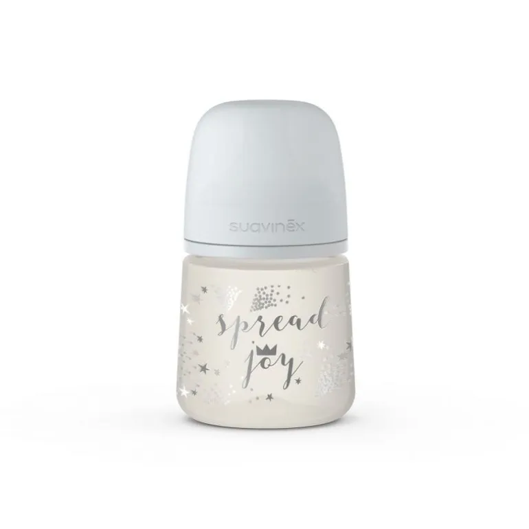 Butelka ze Smoczkiem Fizjologicznym Sx Pro Wolny Przepływ Spread Joy Szara 150 ml