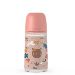 Butelka ze Smoczkiem Fizjologicznym Sx Pro Średni Przepływ Forest Różowy 270ml