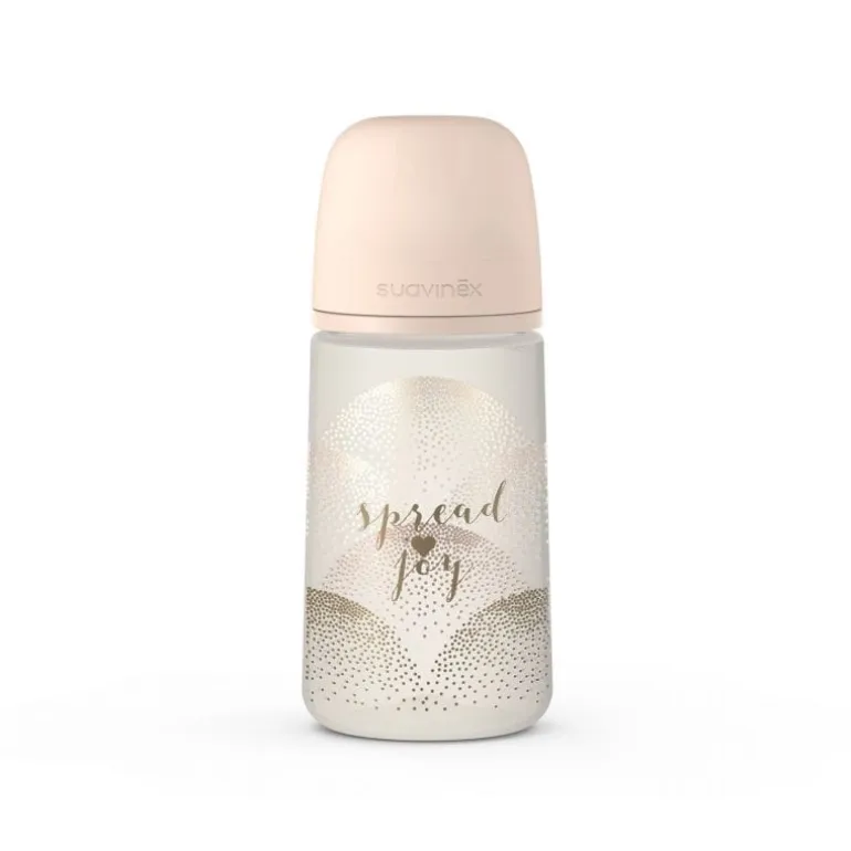 Butelka ze Smoczkiem Fizjologicznym Sx Pro Średni Przepływ Spread Joy Beż 270 ml