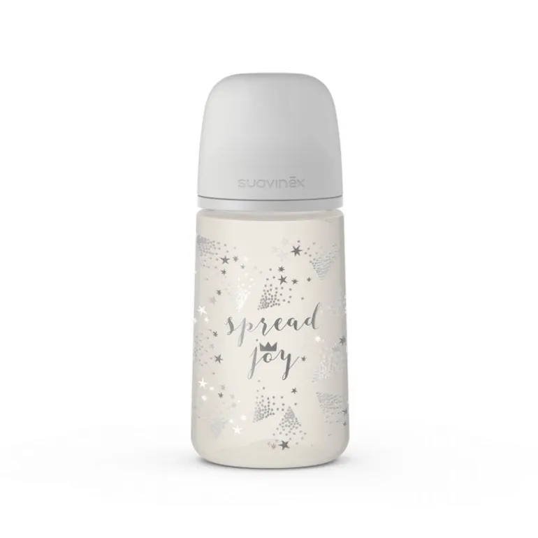 Butelka ze Smoczkiem Fizjologicznym Sx Pro Średni Przepływ Spread Joy Szara 270 ml