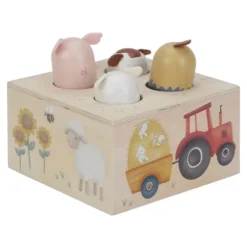 Drewniana zabawka pop-up Little Farm FSC