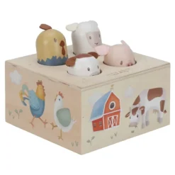 Drewniana zabawka pop-up Little Farm FSC