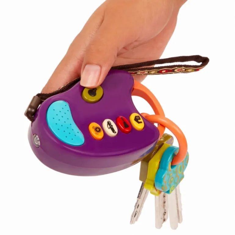 FunKeys – zestaw kluczy samochodowych z pilotem fioletowa