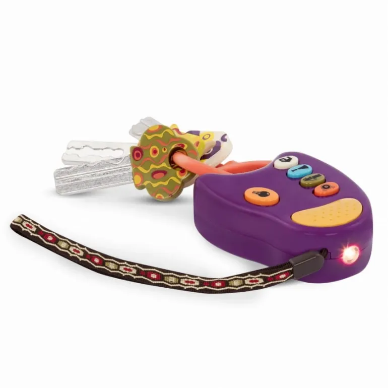FunKeys – zestaw kluczy samochodowych z pilotem fioletowa