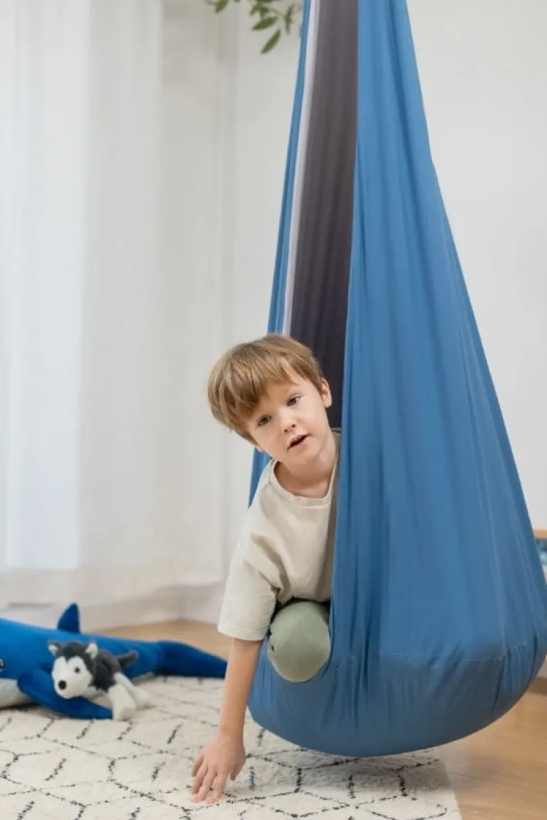 Huśtawka Kokon dla Dzieci Błękitna Laguna
