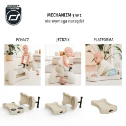 Jeździk Pchacz 3w1 My First 6m+ Sand