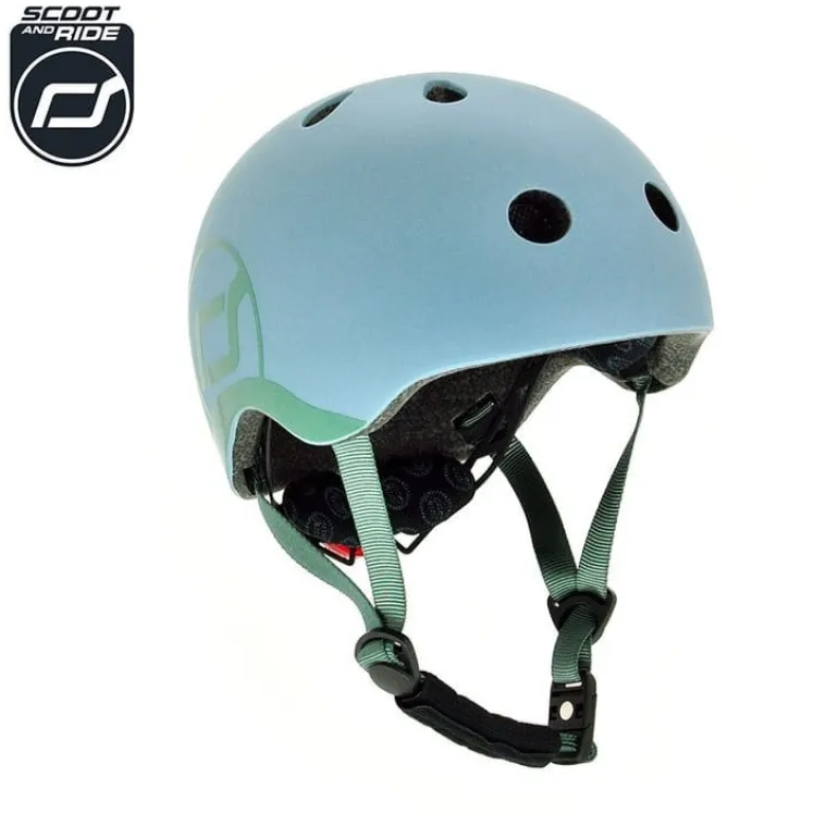 Kask dla Dzieci xxs-S 1-5 Lat Steel