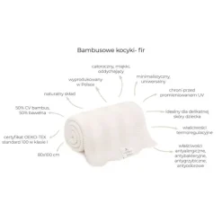 Kocyk Bambusowy Fir Light Beige