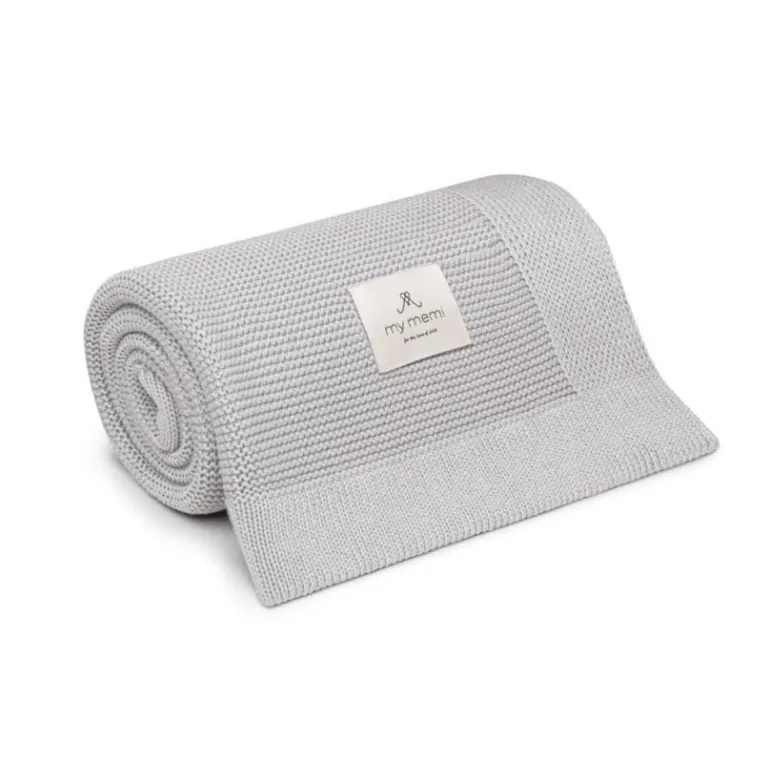 Kocyk Bambusowy Light Grey