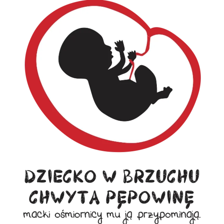 Kontrastowa Mini Ośmiornica Czerwona