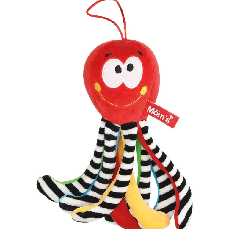 Kontrastowa Mini Ośmiornica Czerwona