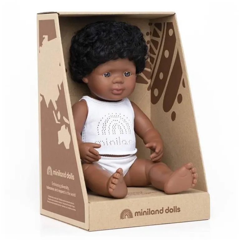 Lalka Chłopiec Afroamerykańczyk 38cm