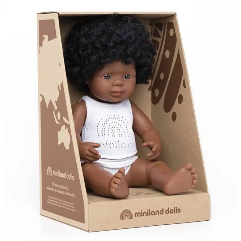 Lalka Dziewczynka Afroamerykanka 38cm