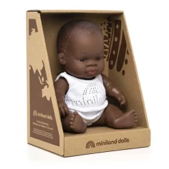 Lalka Dziewczynka Afrykanka 21cm Baby