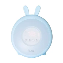 Lampka Led dla Dzieci Budzik Niebieski Królik