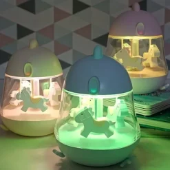 Lampka Led dla Dzieci Silikonowa Pozytywka Różowa