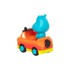 Light Up Cars – zestaw 3 miękkich AUTEK sensorycznych z Pasażerami - Pandą