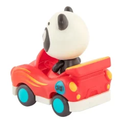 Light Up Cars – zestaw 3 miękkich AUTEK sensorycznych z Pasażerami - Pandą
