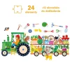 Moto puzzle Traktor 24el. 2+
