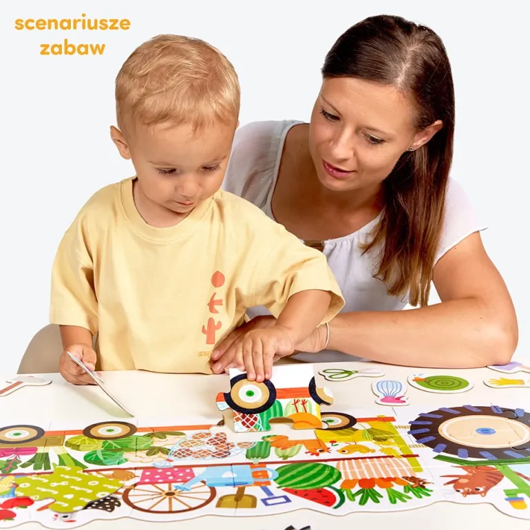 Moto puzzle Traktor 24el. 2+