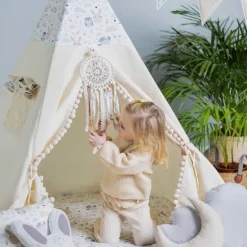 Namiot Tipi dla Dzieci Pastelowi Przyjaciele