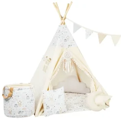 Namiot Tipi dla Dzieci Pastelowi Przyjaciele