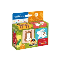 Nasi przyjaciele. Puzzle na cztery 2+