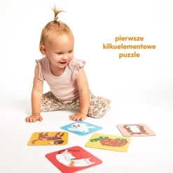 Nasi przyjaciele. Puzzle na cztery 2+