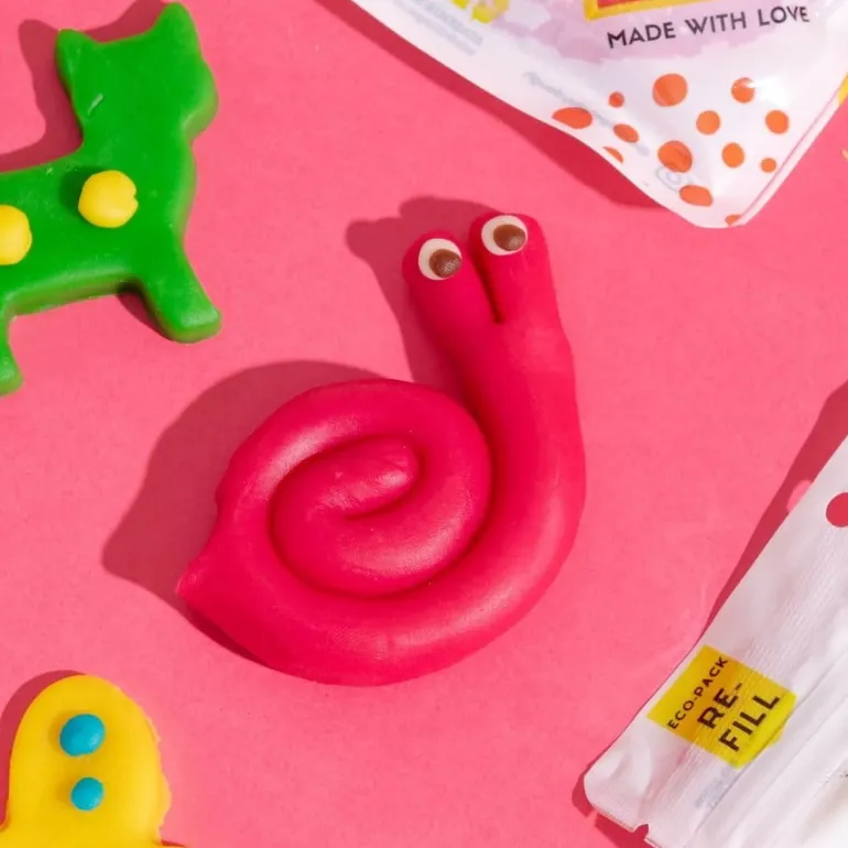 NATURALNA ciastolina do zabawy, 9 Kolorów, eko-pack 9 szt. Re-Fill Play Dough