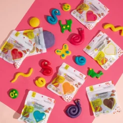 Naturalna ciastolina do zabawy, Kolory Podstawowe, eko-pack 6 szt. Re-Fill Play Dough