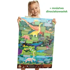 Obserwacyjne puzzle Dinozaury 60el. 4+