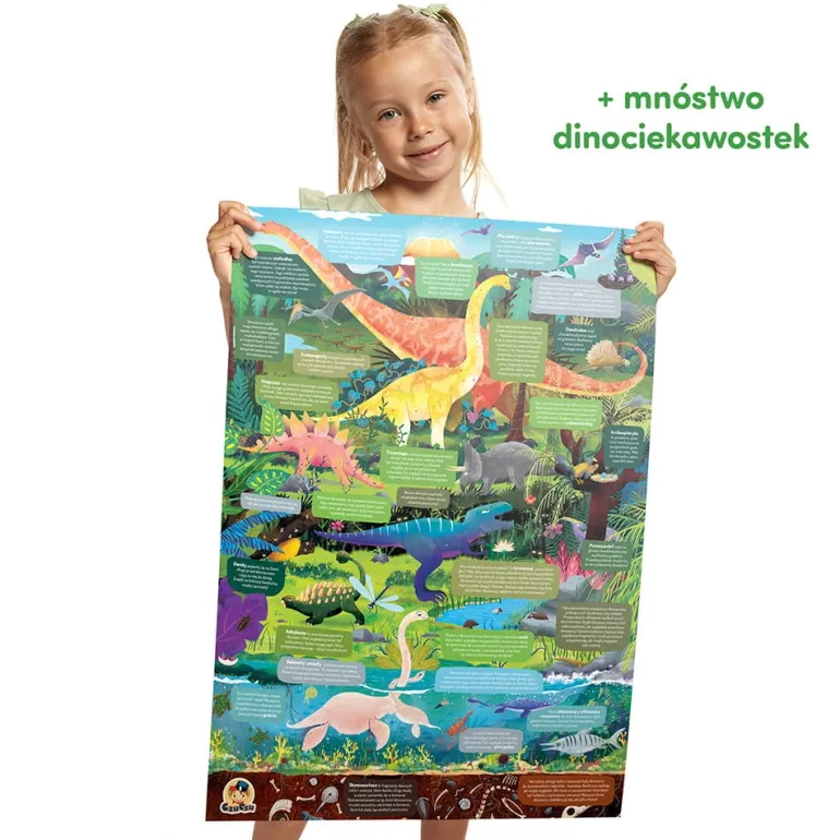 Obserwacyjne puzzle Dinozaury 60el. 4+