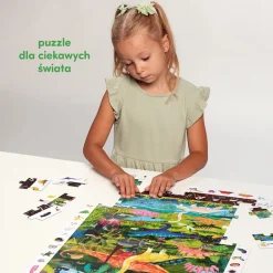 Obserwacyjne puzzle Dinozaury 60el. 4+