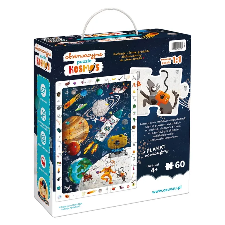 Obserwacyjne puzzle Kosmos 60el 4+