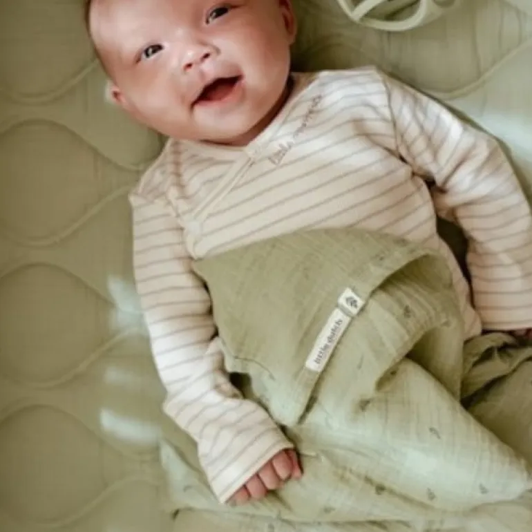Otulacz muślinowy 120x120 cm Pure Sage
