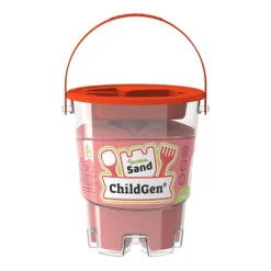 Piasek kinetyczny z foremką 100% Naturalny Czerwony 500g