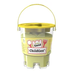 Piasek kinetyczny z foremką 100% Naturalny Żółty 500g