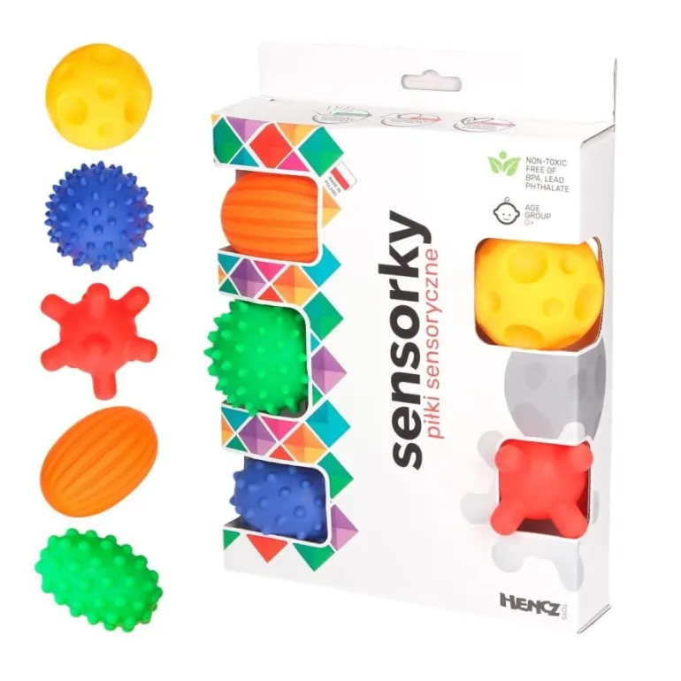 Piłeczki Sensoryczne 5 szt. Pudełko