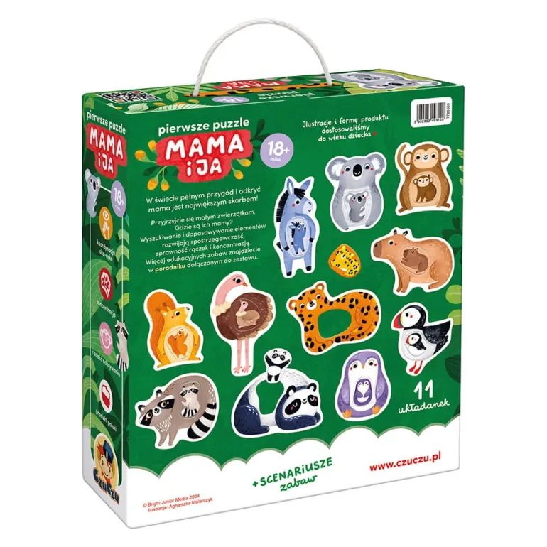 Pierwsze puzzle Mama i ja 11el 18m+