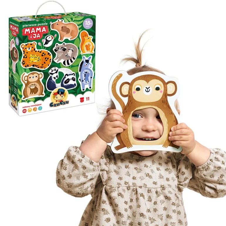 Pierwsze puzzle Mama i ja 11el 18m+