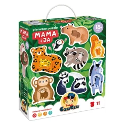 Pierwsze puzzle Mama i ja 11el 18m+