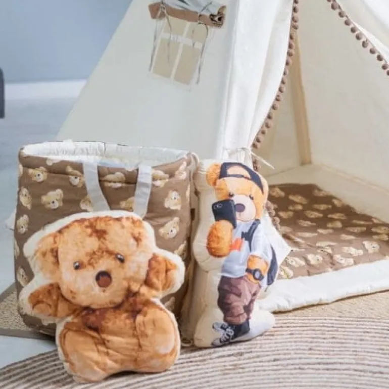 Poduszka Bawełniana Miś Teddy