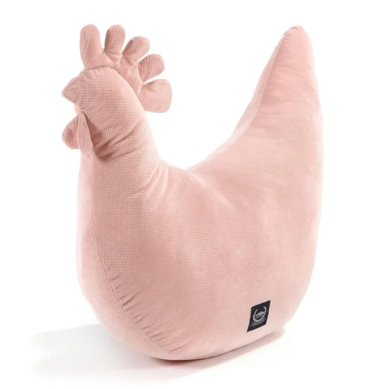 Poduszka Kura Babci Dany Velvet Powder Pink